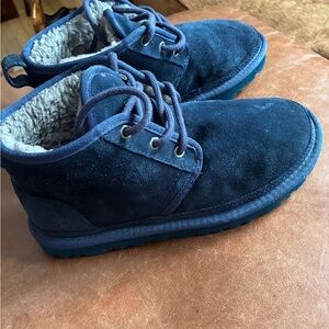 Men’s UGG Neumel chukka boots in navy Size 6 EU 39